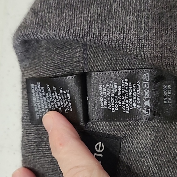 Claiborne men's heather grey lightweight sweater size Medium - Picture 5 of 6